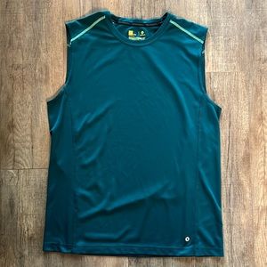 Xersion Mens Teal Tank Top-Large